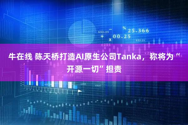 牛在线 陈天桥打造AI原生公司Tanka，称将为“开源一切”担责